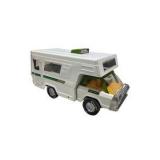 Vintage Plastic Toy Camper RV Motorhome With Opening Doors