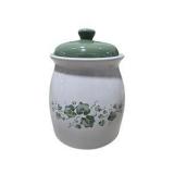 Assorted Decorative Kitchen & Home Decor Pieces Jay Import Ceramic Canister Vase Glass Carafe