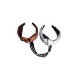 3 Fashion Knot Headbands – Designer-Style Logo Print Patterns