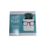 Face Plant Novelty Planter & Tree Decor Lot