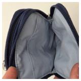 Baggallini Bryant Pouch Wristlet RFID Navy Blue Crossbody Travel Bag