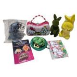 Mixed Holiday Décor Lot – Hello Kitty, Snoopy, Character Teeth, Bunny Bank & More