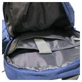 2 Blue Backpacks - JanSport Lifetime Warranty Backpack & Made By Design Flat-Top Backpack