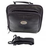 Sound FX Leather DVD Bag With Speakers - Untested