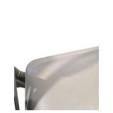 4 Uline H-2522 Padded Folding Chairs - Tan Vinyl Seat and Back