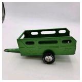 Vintage Hubley Kiddie Toy Diecast Metal Dump Truck & Ny-Lint Cattle Trailer