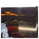 Minh Phuong Vietnamese Lacquerware Tray 6X13” Mother-of-Pearl Inlay Handcrafted