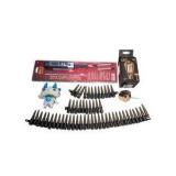 Mixed Novelty & Household Lot – Bar-B Fork Digital Grilling Fork, Feit LED Bulb, Toy Figures & Plastic Bullet Belts