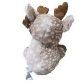 Christmas Baby & Comfort Lot - Animal Adventure Deer Plush, Carter’s Bib/Socks & Slipper Socks