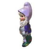 Ceramic Garden Gnome Decor Lot - Standing Watering Can Gnome & Sleeping Gnome