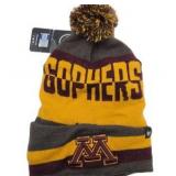 NCAA Minnesota Gophers Fan Apparel Lot Strap Back Winter Hat And Face Wrap