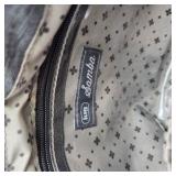Lug Samba Shoulder Bag RFID Protected Multi Pocket Travel Purse Heather Gray