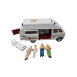 Vintage Tonka Rescue Van Ambulance Toy With Stretcher & 4 Figures