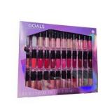 Lip Goals 36-Piece Lip Gloss Set, Pink/Red/Nude/Glitter Shades