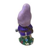 Ceramic Garden Gnome Decor Lot - Standing Watering Can Gnome & Sleeping Gnome