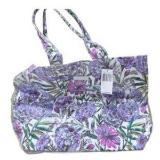 Vera Bradley City Shopper Tote - Lavender Meadow Floral Tote Bag, New With Tags