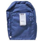 2 Blue Backpacks - JanSport Lifetime Warranty Backpack & Made By Design Flat-Top Backpack