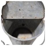 Vintage Metal Watering Can & Antique The Perfecscope Stereoscope Viewer