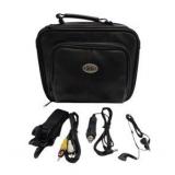 Sound FX Leather DVD Bag With Speakers - Untested