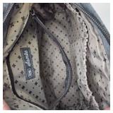 Lug Samba Shoulder Bag RFID Protected Multi Pocket Travel Purse Heather Gray