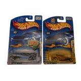Hot Wheels Lot of 2 Collectibles 2002: Blue Backdraft & Track T Flying Aces II
