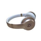 Beats Solo Wireless Gold/White Headphones w/ Case & Cables