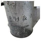 Vintage Metal Watering Can & Antique The Perfecscope Stereoscope Viewer