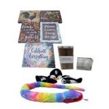 Mixed Home Décor, Christmas Kitchen & Plush Toy Lot – Wall Signs, Salt & Pepper Set, Penguin & Snake Plush