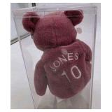 Lot of 9 Bamm Beano’s Baseball Player Plush Bears in Display Boxes – Griffey, Ripken Jr, Sosa, Jones & More