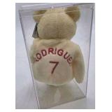 Lot of 9 Bamm Beano’s Baseball Player Plush Bears in Display Boxes – Griffey, Ripken Jr, Sosa, Jones & More