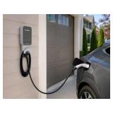 Enel X JuiceBox 40 Amp EV Charging Station w/ J1772 Cable, Wall Mount, Keys & Box
