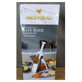 Once For All Mandoline Slicer Plus $39.99 Retail - Brand New