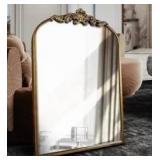 Arched Gold Baroque Mirror 36" x 24" $119.99 Retail - Brand New