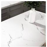 White Marble Contact Paper $54.99 Retail - Brand New