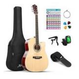 Moukey 41-Inch Acoustic Guitar Beginner Kit $116.99 Retail - Brand New