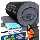 Memory Foam Camping Mattress Dark Gray $57.99 Retail - Brand New