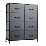 WLIVE 8-Drawer Fabric Dresser Storage Tower $99.99 Retail - Brand New