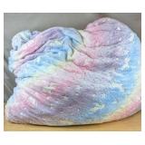 COMAX Kids Bean Bag Chair Unicorn Convertible Floor Mattress $49.99 Retail Brand New
