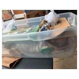 Set of Christmas Stemmed Glasses & Misc