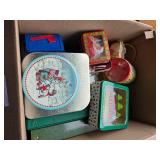 Box of Holiday Tins