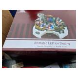 Christmas Lot- Santas Marching Band, Animated Ice Skating & Misc (New In Package)