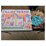 Toy Dream House & Misc Barbies & Attire