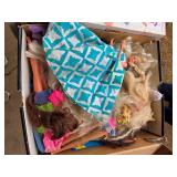 Toy Dream House & Misc Barbies & Attire