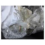 Lot of Glass Ware: Pyrex Bowls, Christmas Glasses & Misc