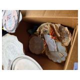 Vintage Tin & Glass Platters