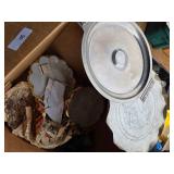 Vintage Tin & Glass Platters