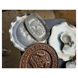 Vintage Tin & Glass Platters