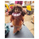 3- Vintage Dolls W/Stands