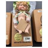 4- Classic Creations Porcelain Dolls (New In Package)