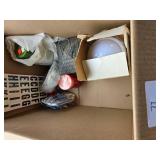 Box of Assorted Candles & Misc